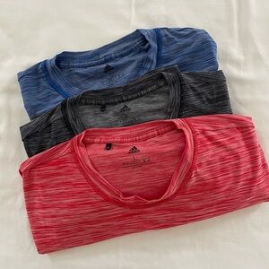 NWOT Set of three Adidas Men’s lifestyle tees - size L